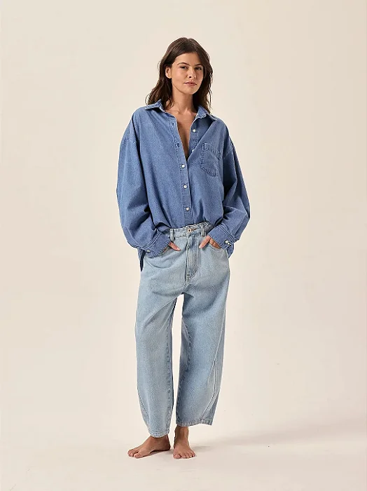 calça baggy jeans PANÔ