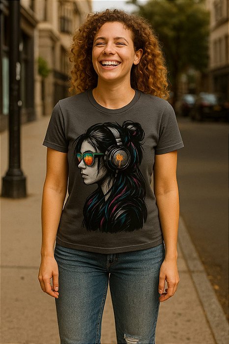 Camiseta Sunset Beats NM7 | Arte Urbana e Streetwear Criativo