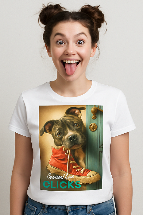 Camiseta cachorro sapeca