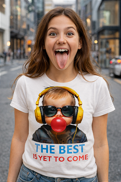 Camiseta infantil divertida