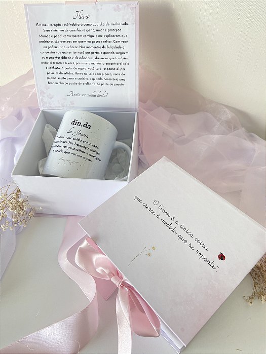 Kit Amor Que Cresce - Caixa com Caneca Personalizada