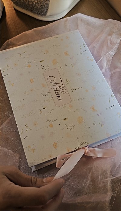 Livro do bebê floral - kit completo