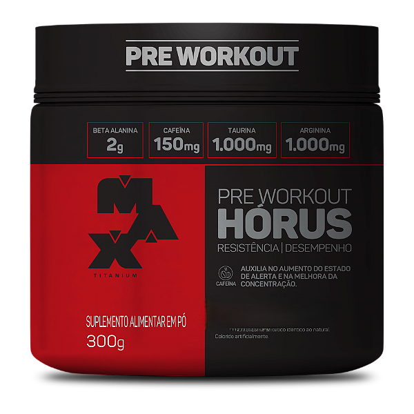 Pré Treino Hórus Maçã Verde 300g | MAX TITANIUM