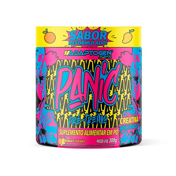 Pré Treino Panic Manga e Laranja 300g | ADAPTOGEN