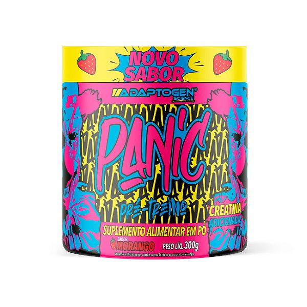 Pré Treino Panic Morango 300g | ADAPTOGEN