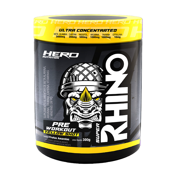 Super Rhino Frutas Amarelas 300g | HERO NUTRITION