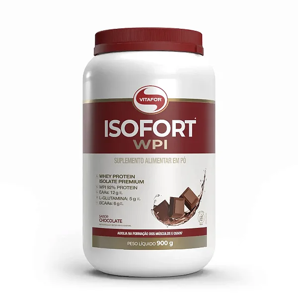 ISOFORT Whey Isolado 900g | VITAFOR