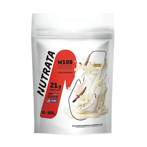 W100 Concentrado 900g | NUTRATA