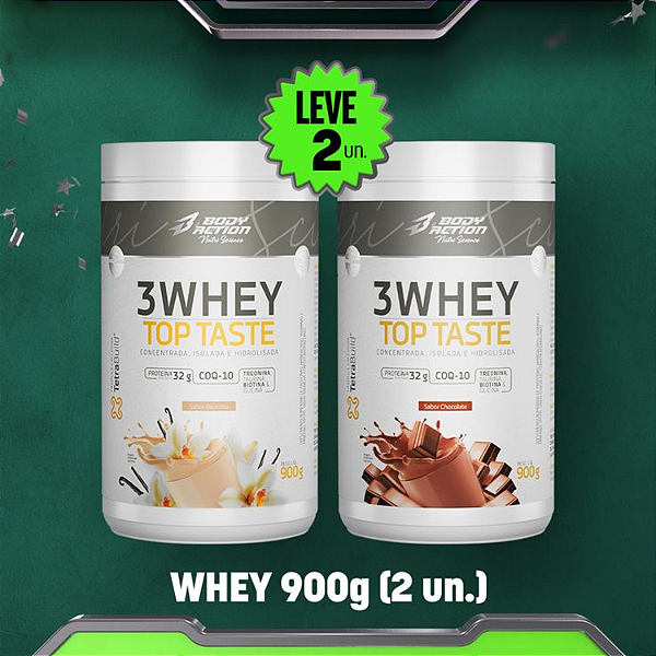 2 UNIDADES TOP TASTE 900g | BODYACTION