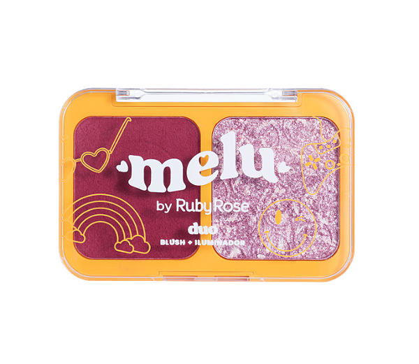 Duo Blush + Iluminador Levitating RR1002-4 Melu Ruby Rose