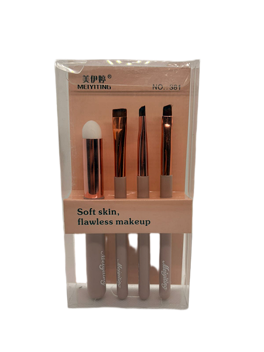 Kit com 4 Pincéis Soft Skin