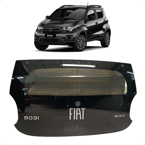 Tampa Traseira Fiat Mobi 2017 2018 2019 2020 2021 2022 2023
