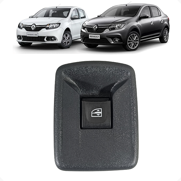 Botão Vidro Dianteiro Renault Sandero Logan 2015 2016 2017