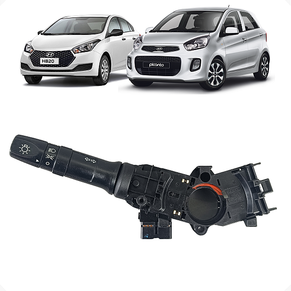 Chave Seta Farol Hyundai HB20 Kia Picanto 2012 2013 a 2019