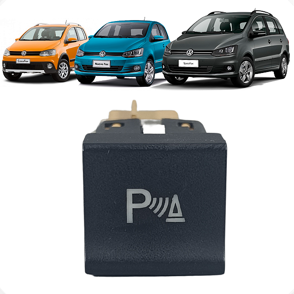 Botão Sensor Estacionamento VW Fox Crossfox Spacefox 2022