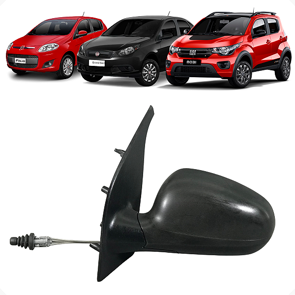 Retrovisor Esquerdo Fiat Mobi Palio Siena 2017 2018 2019 2020