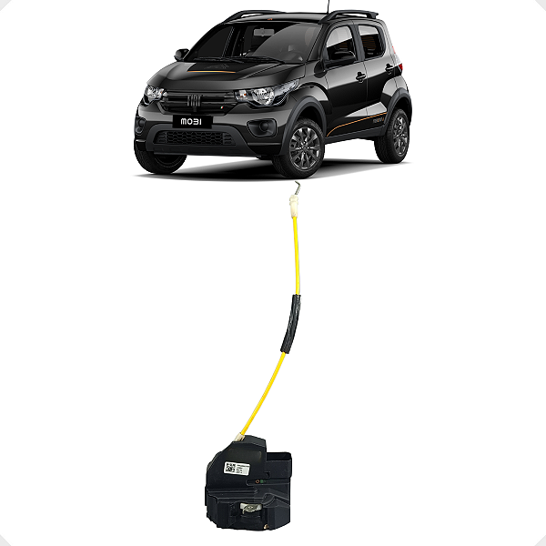 Fechadura Porta Traseira Esquerda Fiat Mobi 2017 2018 2019