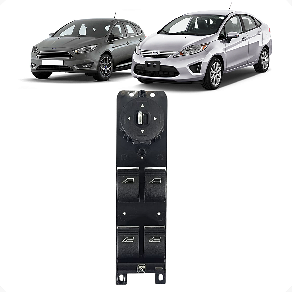 Comando Vidro Dianteiro Esquerdo Ford Focus Fiesta 2013 2014