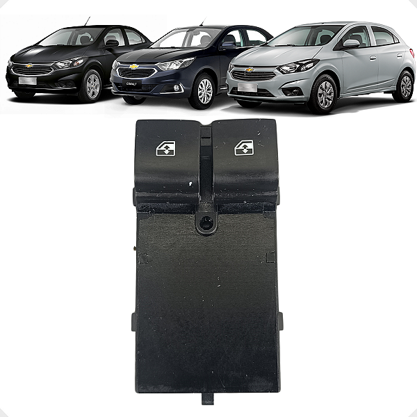Botão Interruptor Vidro Duplo Chevrolet Onix Prisma Cobalt