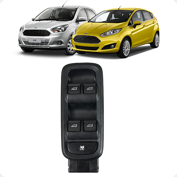 Comando Vidro Dianteiro Esquerdo Ford Ka Fiesta 2014 a 2017