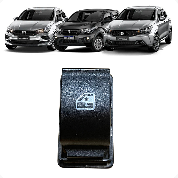 Botão Vidro Elétrico Fiat Argo Cronos Mobi 2018 2019 2020