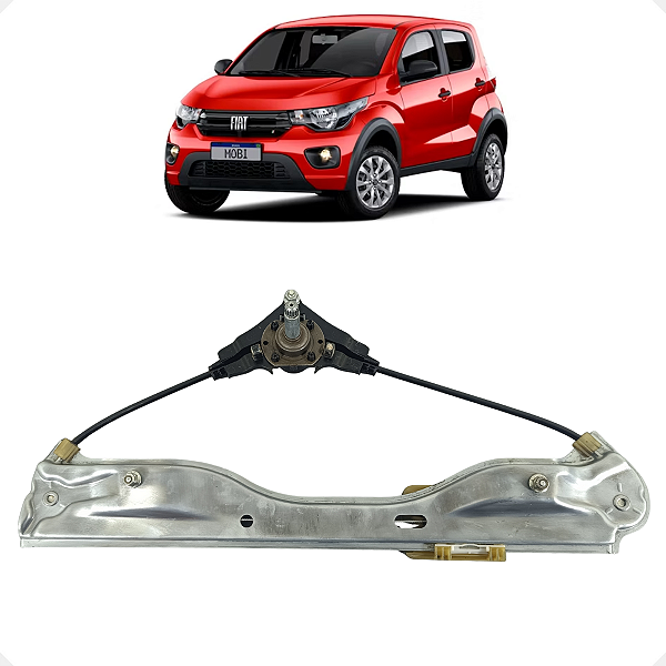 Máquina Vidro Traseira Direita Fiat Mobi 2021 2022 2023