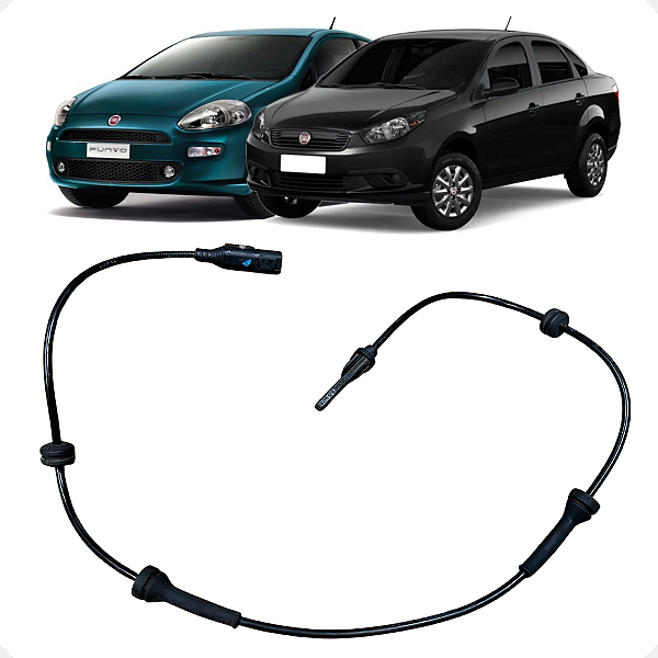 Sensor Abs Traseiro Esquerdo Fiat Punto Grand Siena 2012