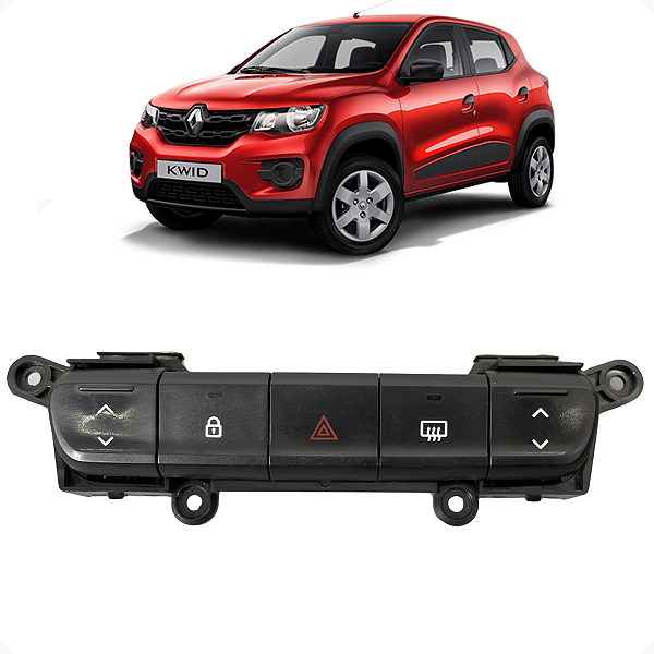 Comando Botões Painel Renault Kwid 2017 2018 2019 a 2022