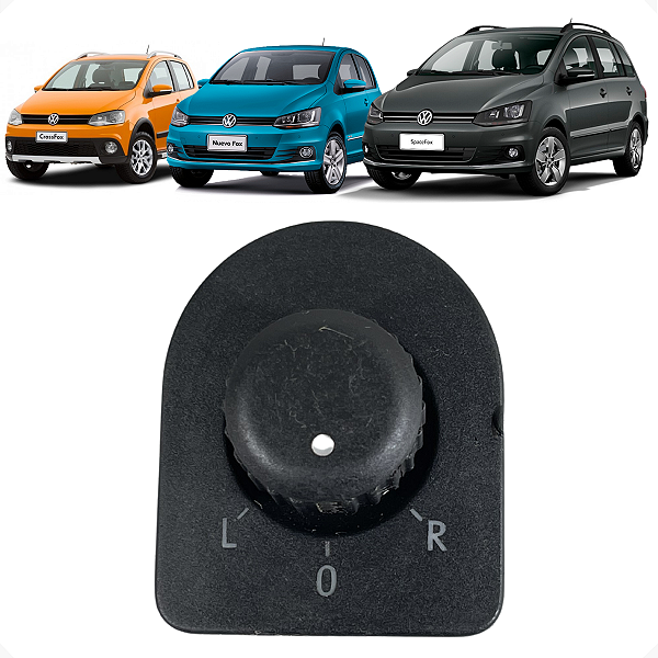 Botão Retrovisor Elétrico VW Fox Crossfox Spacefox 2010