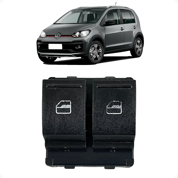 Botão Vidro Elétrico Duplo Volkswagen Up! 2019 2020 2021