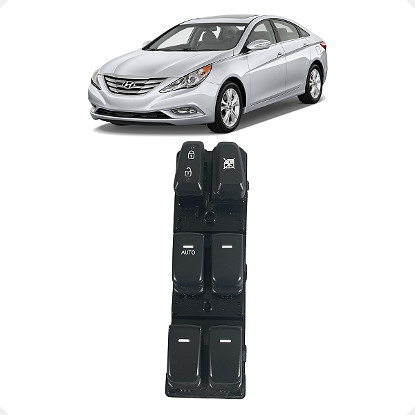Comando Vidro Elétrico Hyundai Sonata 2012 2013 2014