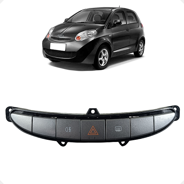 Comando Botão Alerta Milha Desembaçador Chery S-18 2011 2012