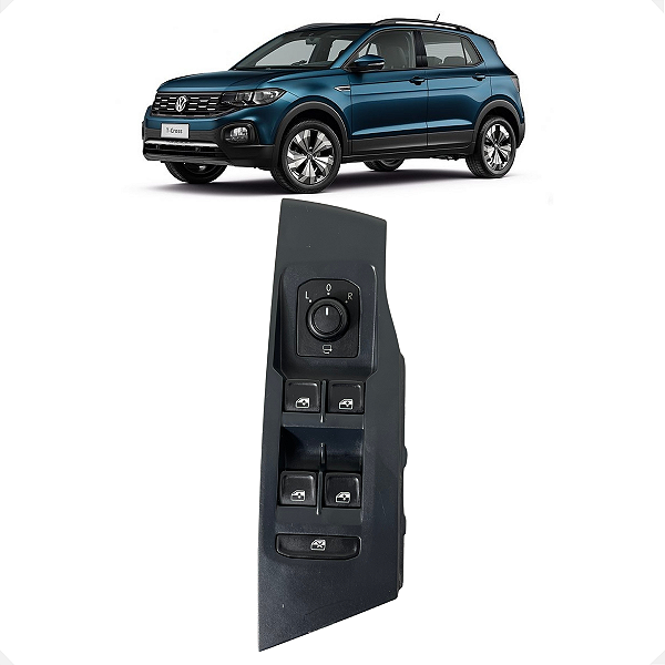 Comando Vidro Dianteiro Esquerdo VW T-Cross 2020 2021 2022