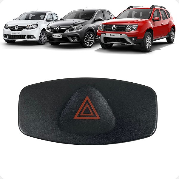 Botão Pisca Alerta Renault Sandero Duster Logan 2009 a 2013