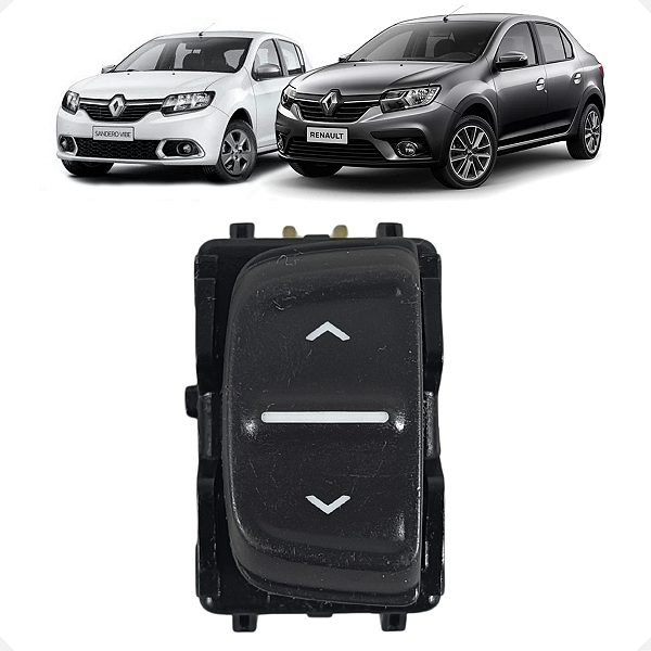 Botão Vidro Elétrico Renault Logan Sandero 2014 2015 2016
