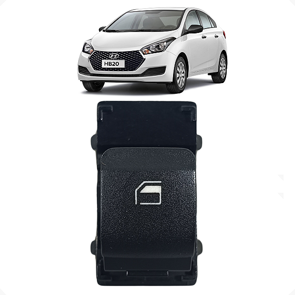 Botão Vidro Traseiro Hyundai Hb20 2020 2021 2022