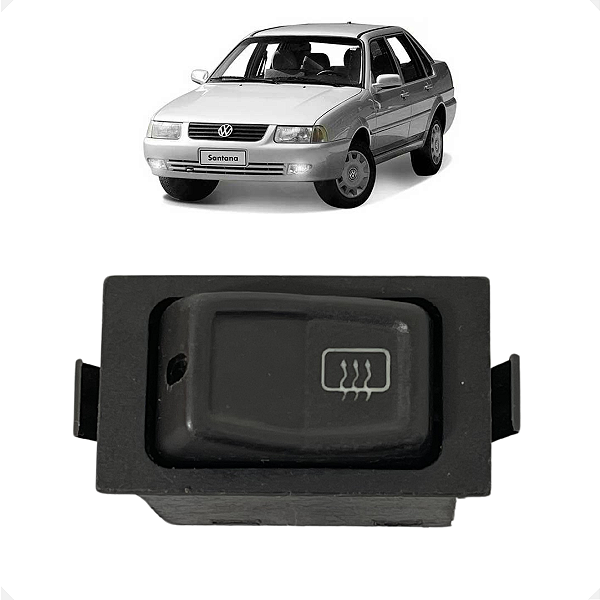 Interruptor Desembaçador Vidro VW Gol Santana 1987 1988 1989