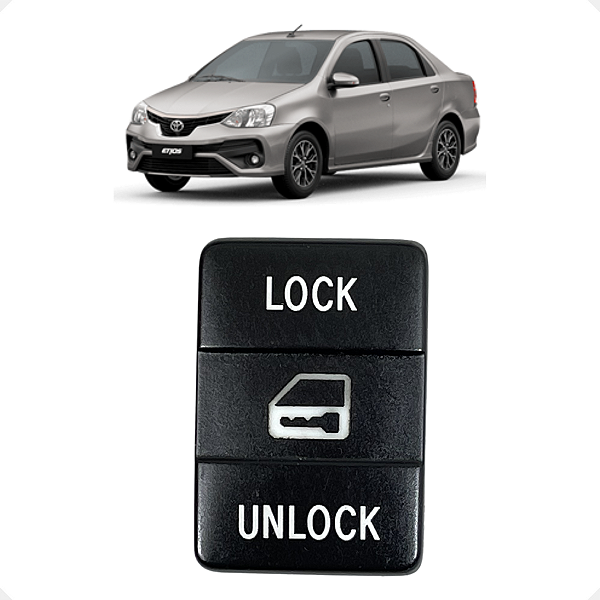 Botão Trava Portas Toyota Etios 2013 2014 2015 2016 2017