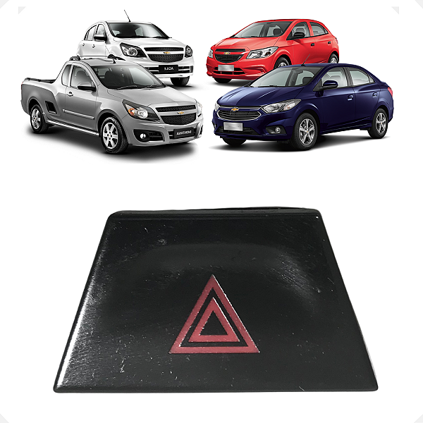 Botão Pisca Alerta Chevrolet Agile Montana Prisma Onix 2014