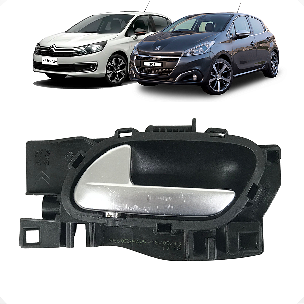 Maçaneta Interna Dianteira Esquerda Citroen C4 208 2014 2015