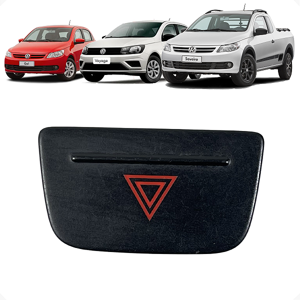 Botão Pisca Alerta VW Gol Saveiro Voyage G6 2015 2016