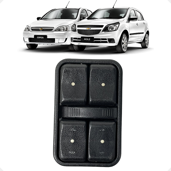 Comando Vidro Elétrico Dianteiro GM Corsa Agile 2011 2012