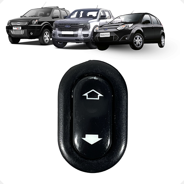 Botão Vidro Elétrico Ford Fiesta Ranger Rocan Ecosport 2007