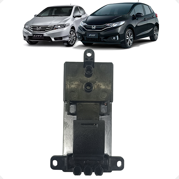 Botão Vidro Traseiro Honda City Fit 2015 2016 2017 2018