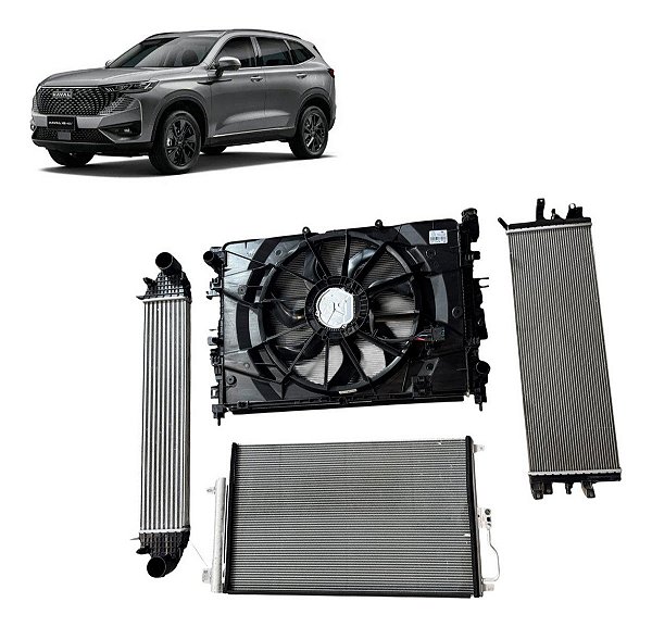 Kit Radiador Gwm Haval H6 1.5 16v Turbo 2023 2024 C/detalhe