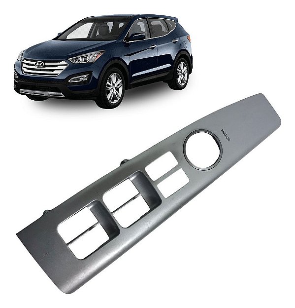 Moldura Botão Vidro Dianteiro Esquerdo Hyundai Santa Fé 2012