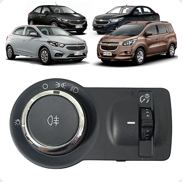 Botão Chave Farol Milha Cobalt Onix Prisma Spin 2014 2015