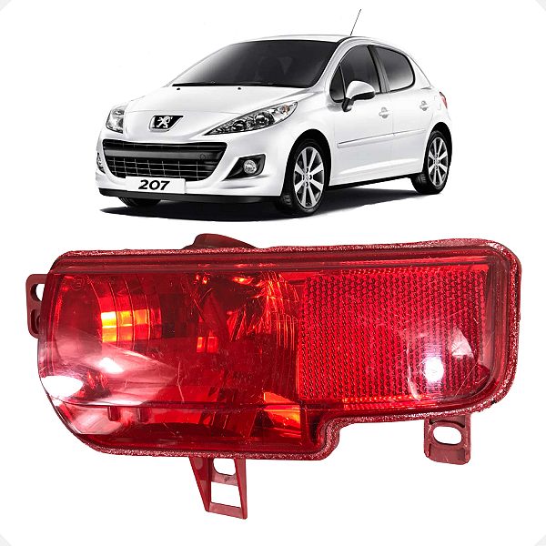 Lanterna Parachoque Traseira Esquerda Peugeot 207 2012 2013