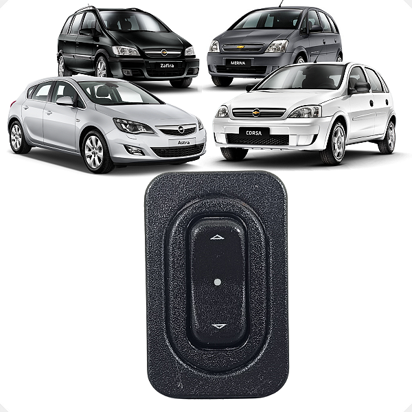 Botão Vidro Elétrico GM Astra Corsa Meriva Zafira 2011 2012