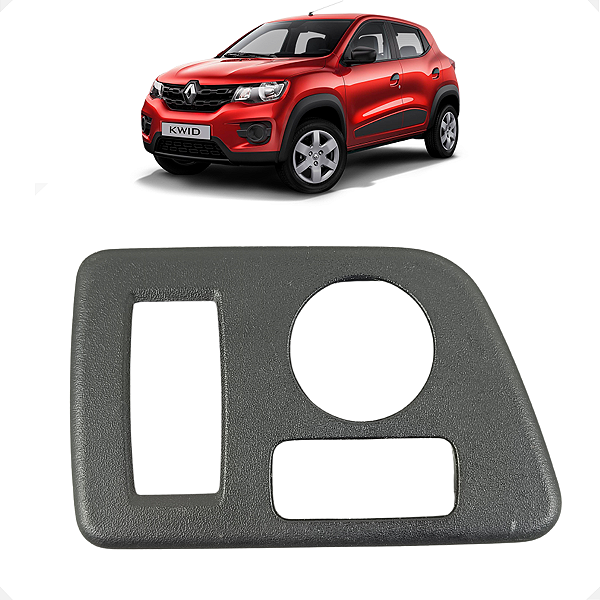 Moldura Botões Renault Kwid 2017 2018 2019 2020 2021
